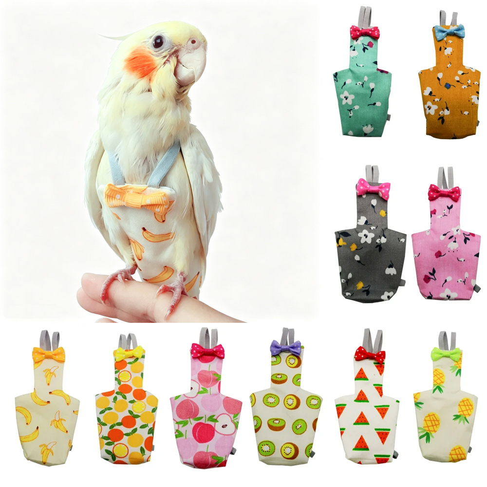 Plant Parenthood - Cute Colorful Fruit Floral Cockatiel Pigeons