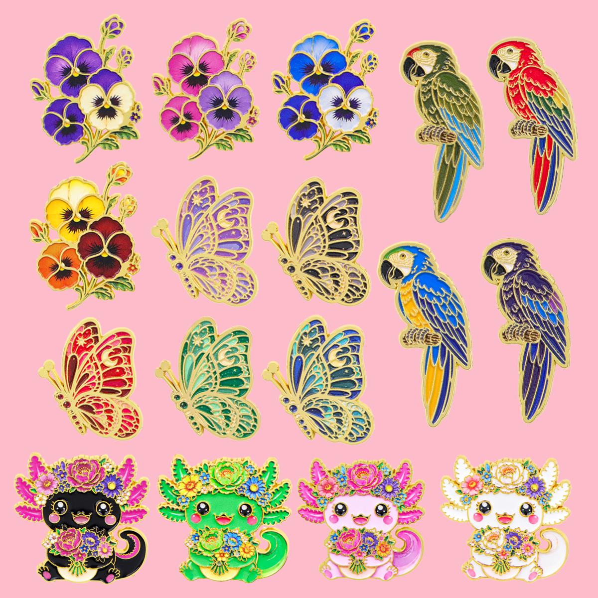 Vibrant Floral Butterfly Parro - Plant Parenthood ulasan dan harga