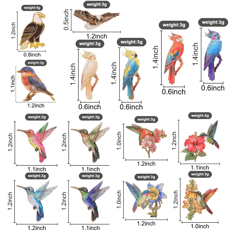 Cartoon Colorful Rainbow Bird  - Plant Parenthood ulasan dan harga